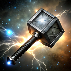 Mjölnir Hammer des Thor symbol