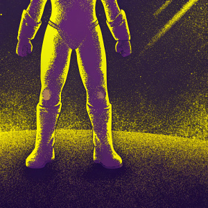 Promotional poster for Guardians of the Galaxy Vol. 2. Character in green costume against a dark background.