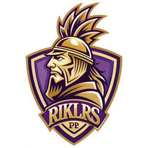  Kolkata Knight Riders KKR logo on white background


