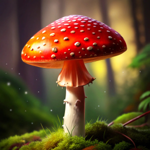 shining fly agaric