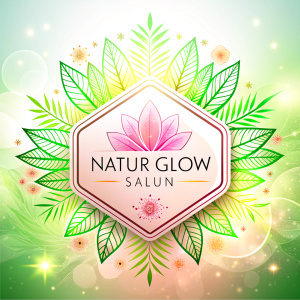 the logo of the spa salon "NatureGlow"