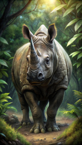 El rinoceronte de Java es uno de los más raros del mundo, con menos de 70 individuos.