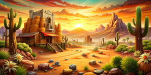 wild west desert gamble style wallpaper background