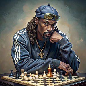 snoop dogg, playing chess