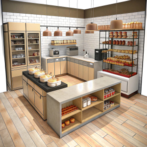 design a central kitchen layout for my bakery, pastry, and sandwiches. Including list of all brand name of equipments list, the brand name must be first class known and the facility can be adopted for any kind of bakery or pastry products.

 Size: The estimated size of the central kitchen space is 200 square meters. The layout and design should make efficient use of this space and ensure optimal workflow.
- The brand must be used , Rational,
consider workflow operation.
- the Kitchen can produce