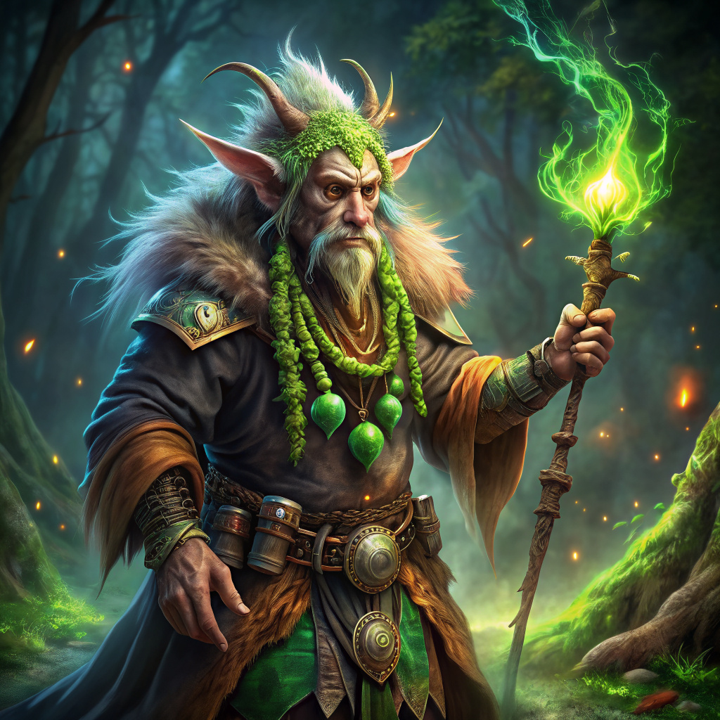 troll druid cast magic