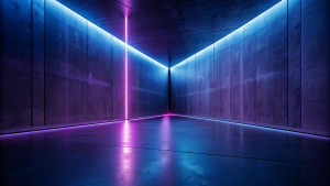 Minimalist Wall, perfect lines, crude