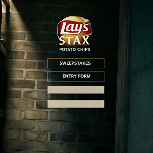 Lay's STAX Potato Chips Sweepstakes Entry Form: Enjoy the crispy taste of Lay's STAX in a variety of flavors. Join our sweepstakes now and stand a chance to win amazing prizes! Fill out the form below to enter. 