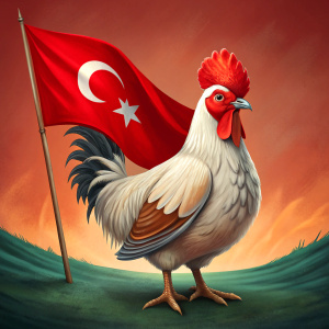 Ottoman flag chicken