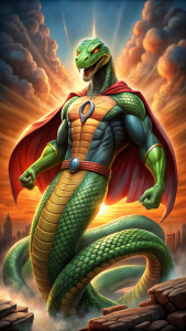 let the snake be a superhero