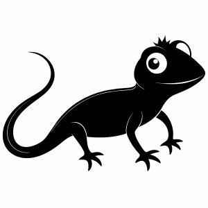 Create a sketch of Lizard silhouette, black, single lines as a grid on a white background, filling the entire silhouette