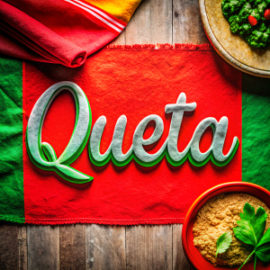 crea una imagen muy mexicana del nombre queta