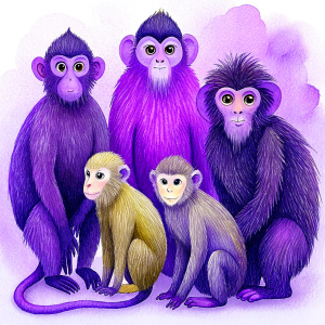 group of monkeys