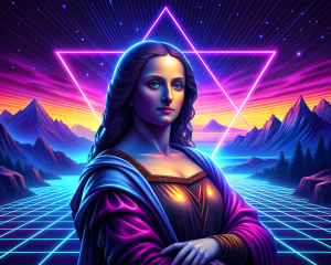 mona lisa cyberpunk