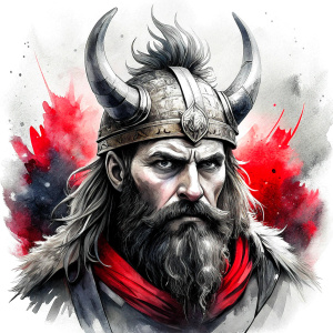 vikings perfect realistic art, high-definition, high-definition grey and black, white background 