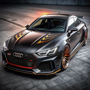 Audi rs7 mansory black