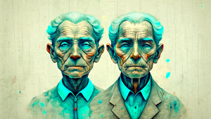 wrinkled twins