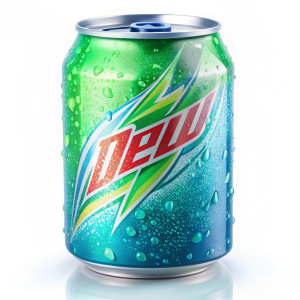 Mountain Dew Baja Blast Can
on white background