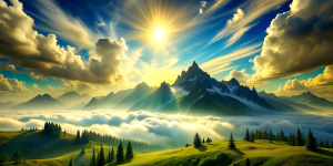 wonderful-mountains-sunshine-white-clouds