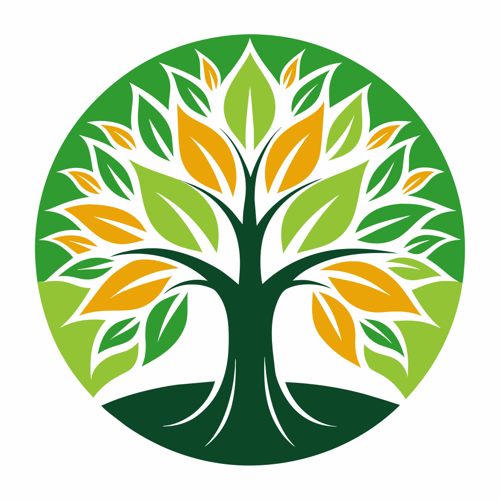 tree logo vector white background - Recraft