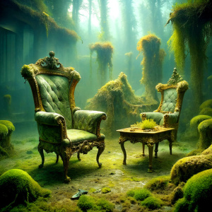 close very moss covered  antique very worn furnitures  moss covered worn furniture underwater sea submerged  antique livingroom                    
 The Bioluminescent   phenomenon  Amazing light reflections 
 
