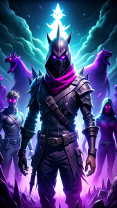fortnite, dark, shadows - Recraft