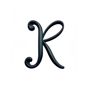 lowercase letter "K" white background  , 