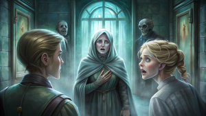 I don’t know," Sarah replied, trying to steady her breathing. "But I think we just met the Grey Lady