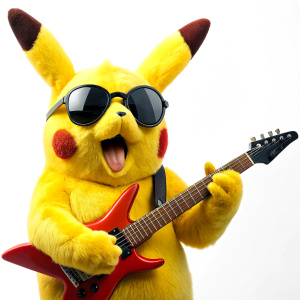 Pikachu-rock-star Pokémon De Colorat - Foto 8