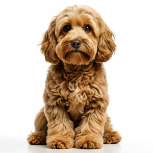 Cute sitting Cockapoo