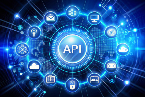 API Application Programming Interface Software Web Development concept.
