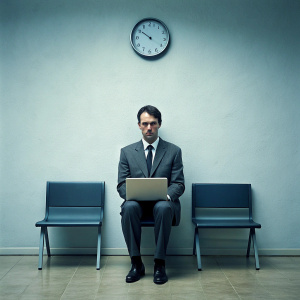 work, endless waiting time