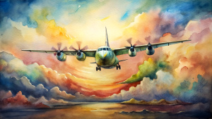 c130 watercolor