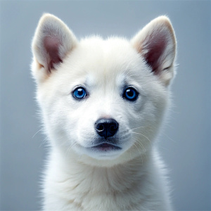 face white baby doge shiba inu blue eyed, white baby shiba inu dog blue eyed, reality, ultra hd, 4k real 