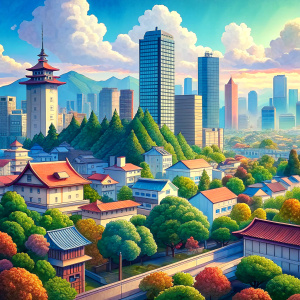 anime background city