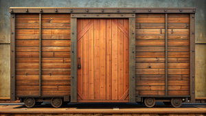 front old train staion wood hight wall texture, real photo, natural brown, 