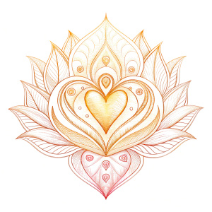 LOGO of Magic of Abundance of Love website reflects magic, abundance and love in a creative and exclusive style combining in light tones.