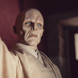 3D model of Lord Voldemort from Harry Potter series. Highly detailed, sharp features.