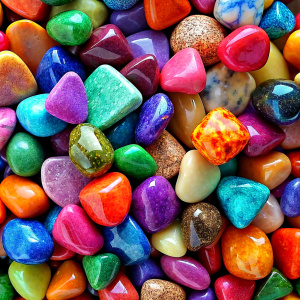 colorful stones