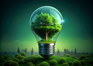 Green future, light, luminaire, right