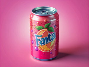 fanta pink  drink
