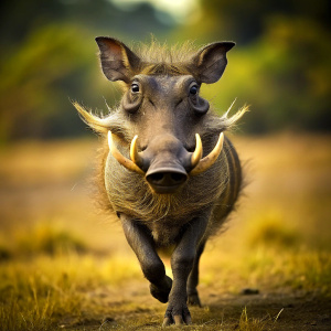 warthog running