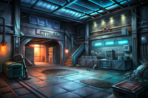 dark room from lethal company the game