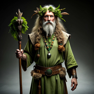 celtic druid, full body