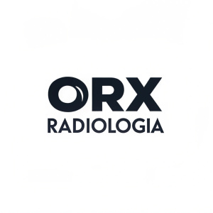 Corporate logo for ORX Radiologia. Bold black font on a clean white background
