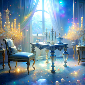 close dreamland light soft color PRISM Effect  old furnitures room full of water clouds flowers   ultra intense crystal effect ultra glitter Photoshop Photo Manipulations  Holographic liquid Patent Spandex Vinyl   Dreamscape     very much glitter sparkly fantasized glam Sprinkle Shimmering Bioluminescent fairytale masterpiece  Magical   Shimmering   Ultra iridescence UV Glow Rainbow