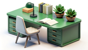 desk for relaxed, stress-free learning