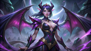 League of Legends arcane  morgana full body 