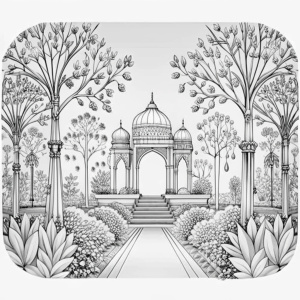 can you use these images to make an wedding invitation card in a garden / indian theme. Can it be plain with some trees coming from the edges of the card.