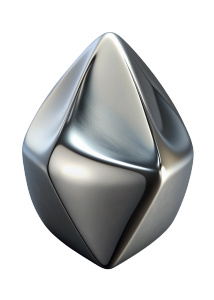 3d chrome metal texture silver iron ore front view